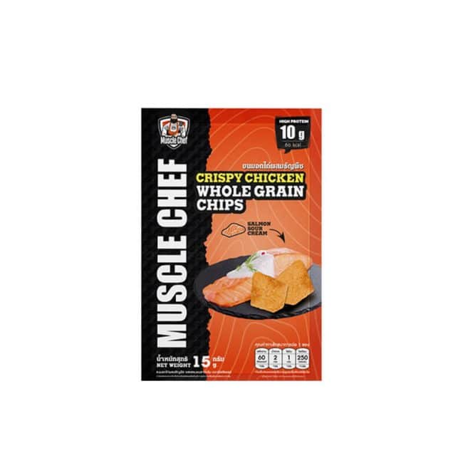 Muscle Chef Chicken Whole Grain Chips _ Charcoal Grilled Chicken Flavour_Organic Village