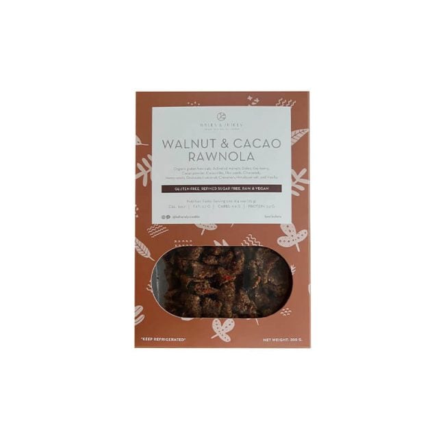 Ball & juice. Walnut & Cacao Rawnola _ Gluten Free _ Vegan_Organic Village