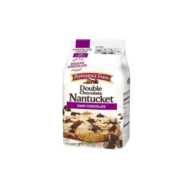Peppergidge Farm_Double Chocolate Nantucket Crispy Cookies_Organic Village